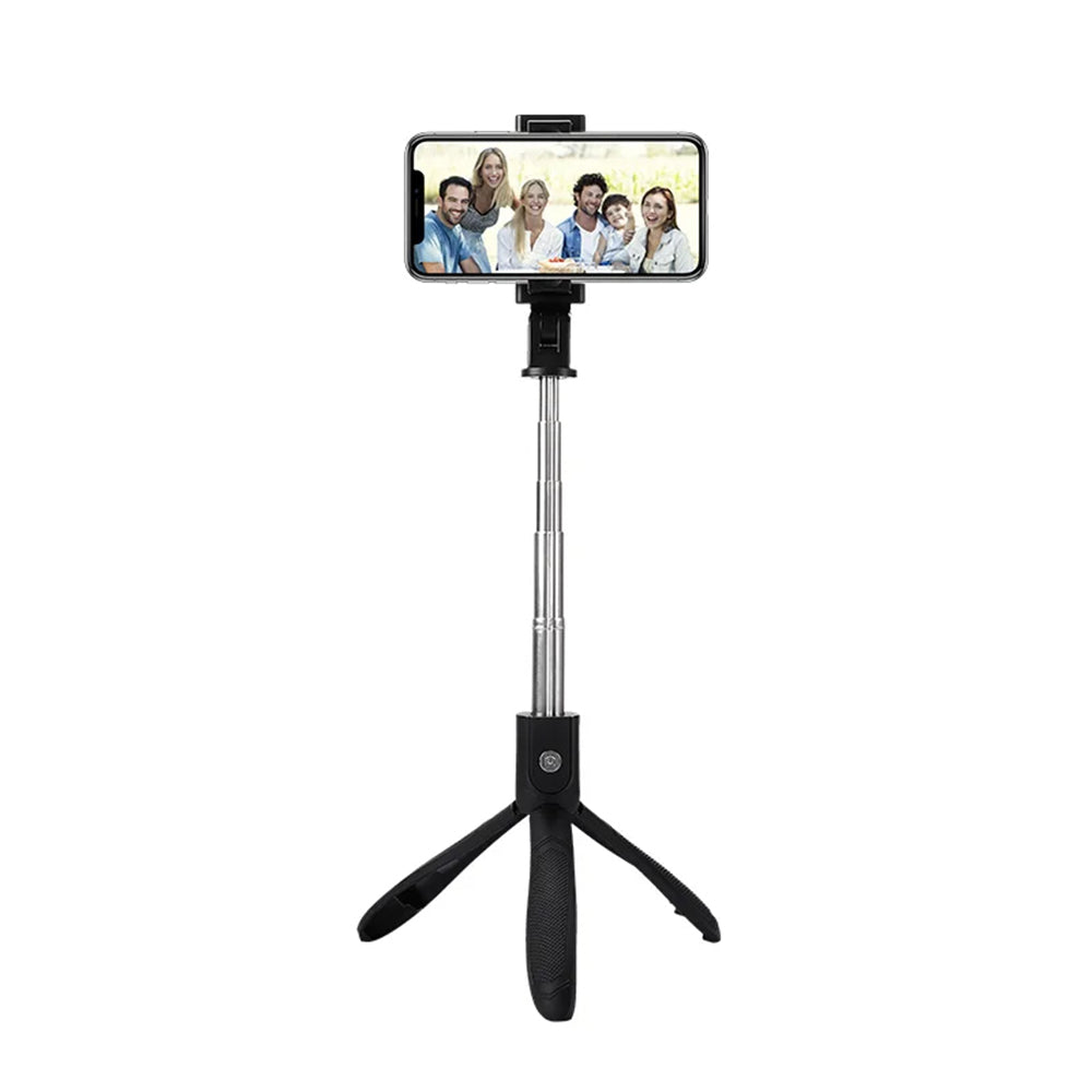 Selfie Stick Bluetooth Techsuit K06, Univerzálny, Čierny