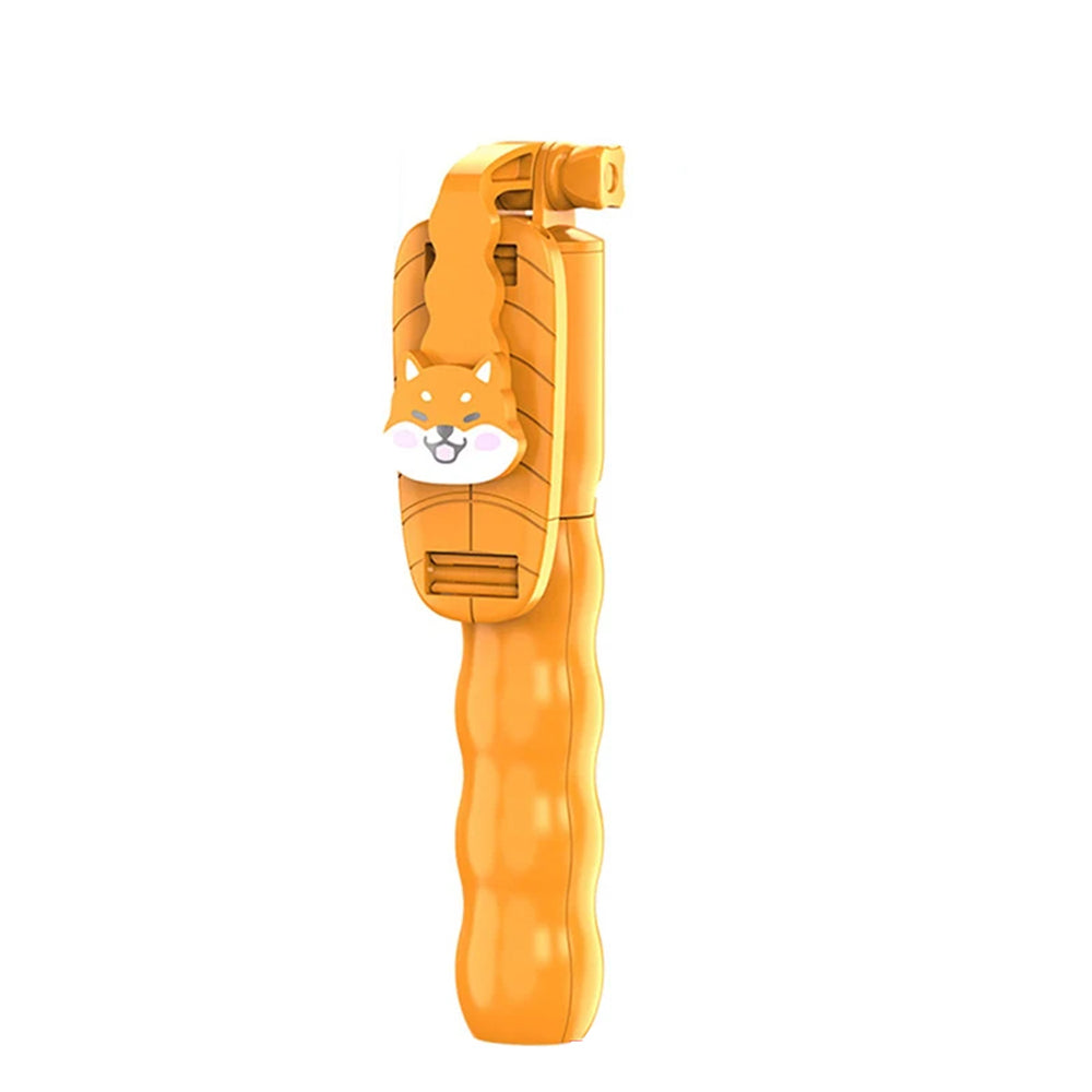 Selfie Stick Bluetooth Techsuit KT01, Univerzálny, Oranžový