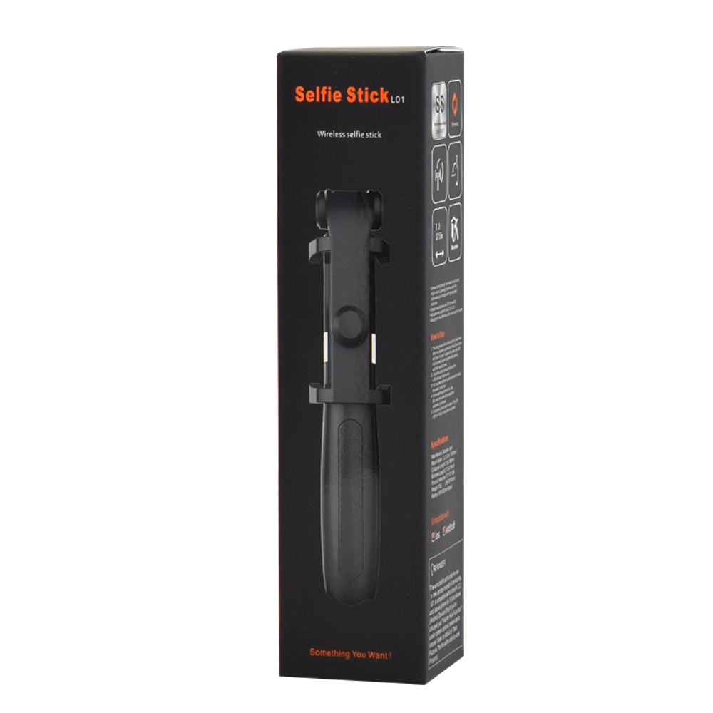 Selfie Stick Bluetooth Techsuit L01s, Univerzálny, Čierny