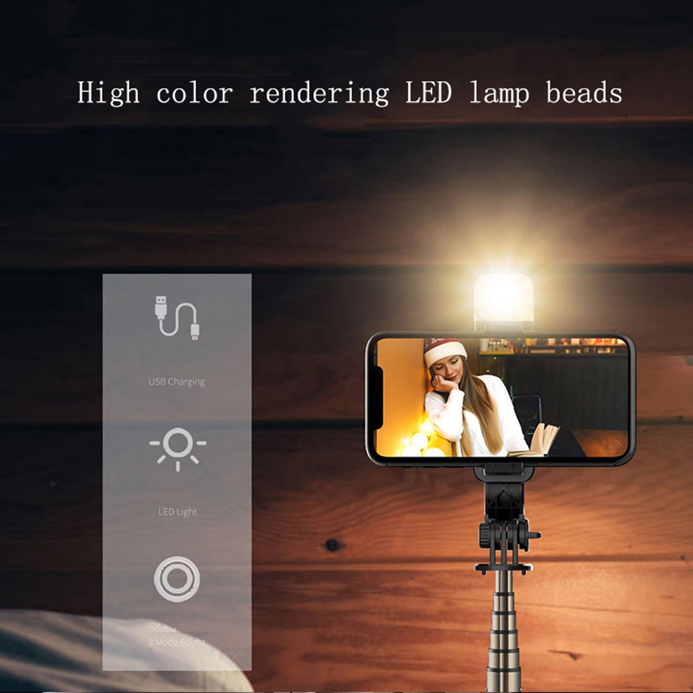 Selfie Stick Bluetooth Techsuit L11s, Univerzálny, Čierny