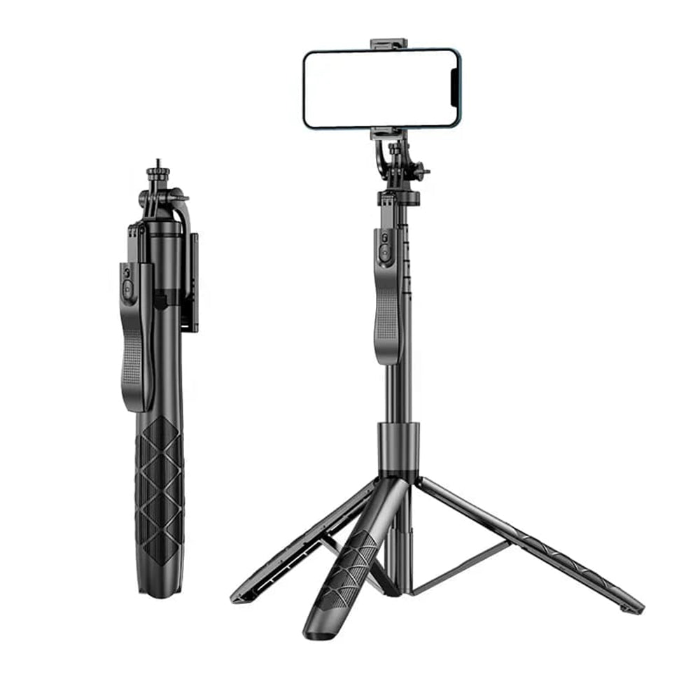 Selfie Stick Bluetooth Techsuit L16, Univerzálny, Čierny