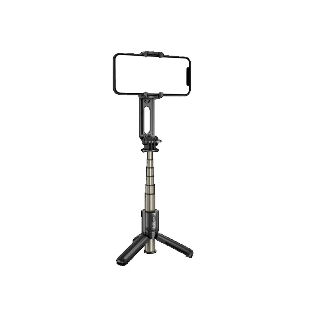 Selfie Stick Bluetooth Techsuit L18Mini, Univerzálny, Čierny