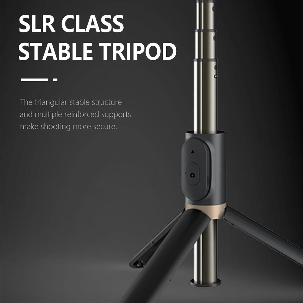 Selfie Stick Bluetooth Techsuit Q03s, Univerzálny, Čierny