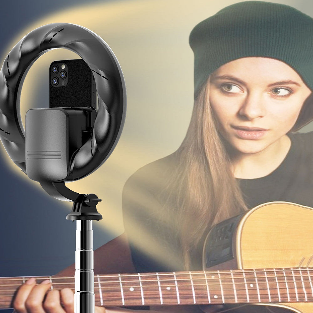 Selfie Stick Bluetooth Techsuit Q05s, Univerzálny, Čierny
