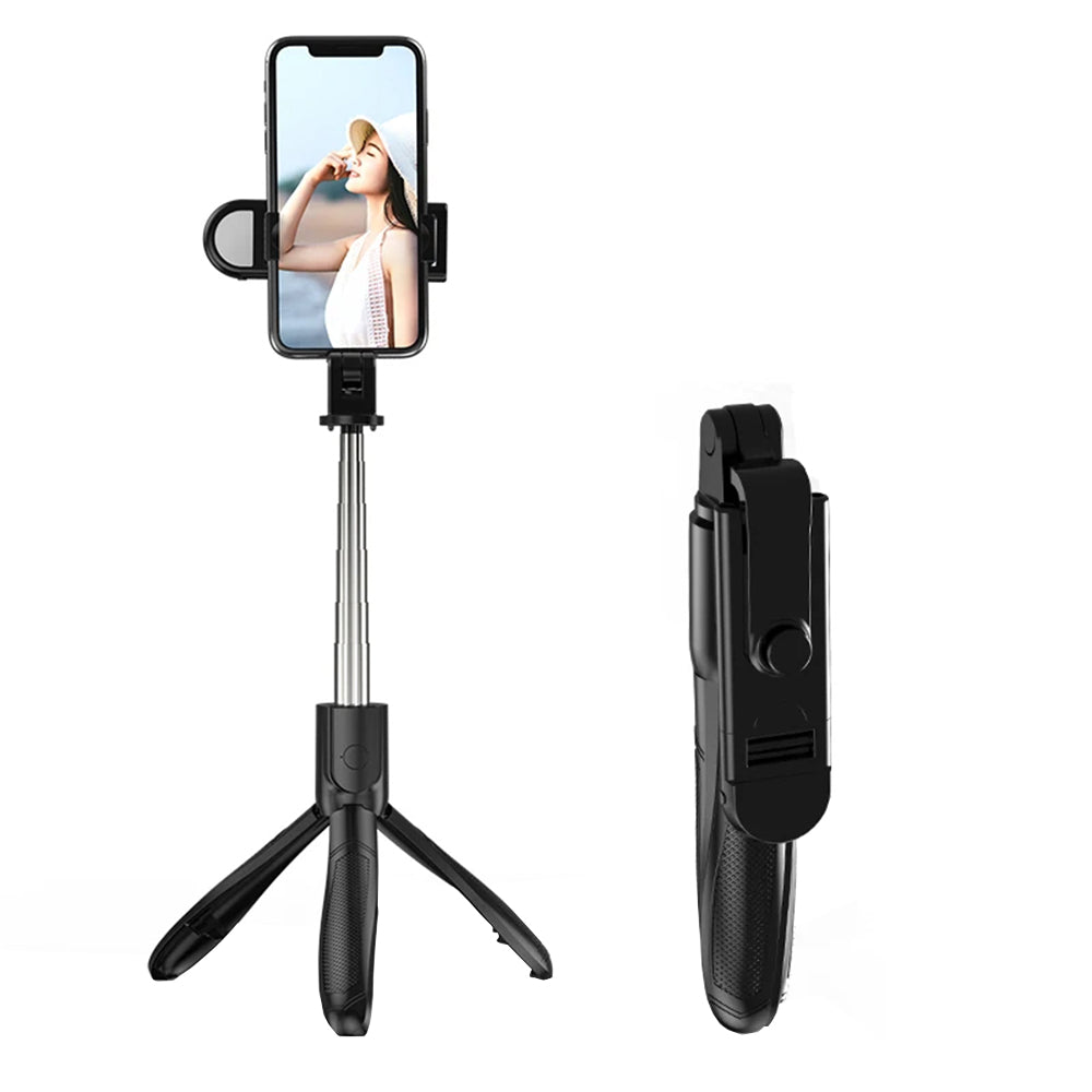 Selfie Stick Bluetooth Techsuit S01-S, Univerzálny, Čierny