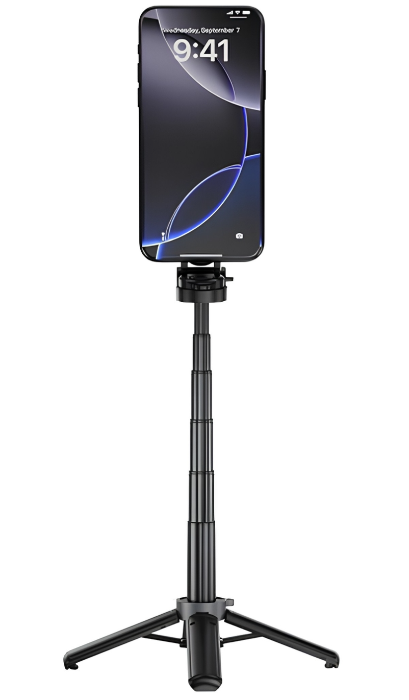 Selfie tyč Bluetooth XO Design SS25 Pro, univerzálna, čierna