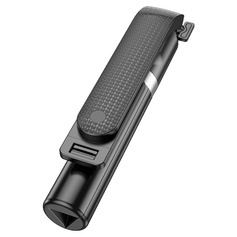 HOCO K20 Bluetooth selfie tyč, univerzálna, čierna