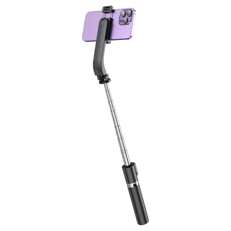 HOCO K20 Bluetooth selfie tyč, univerzálna, čierna