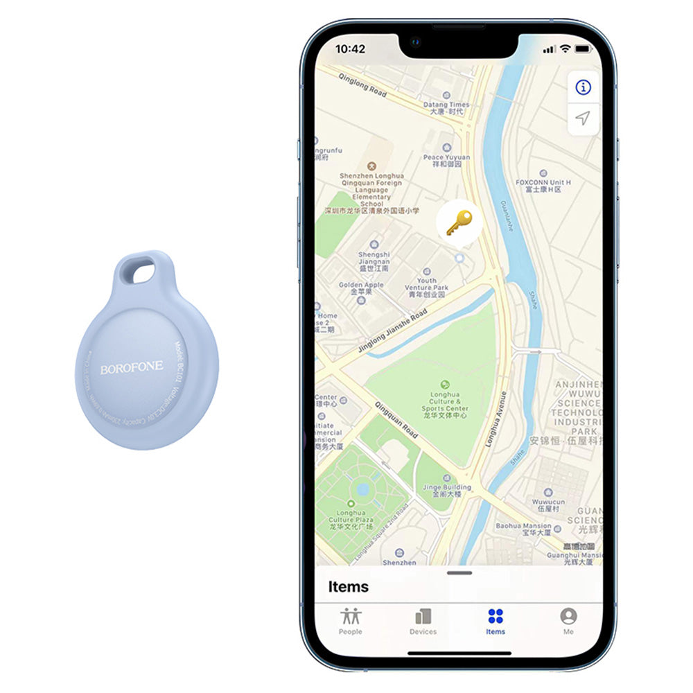 SmartTag Borofone BC101 Exquisite pre iOS Series, Čierny