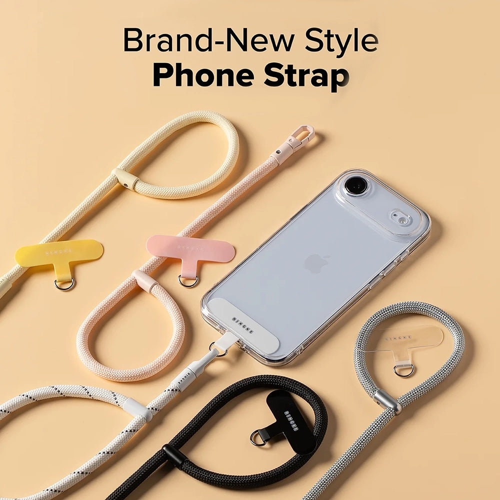 Ringke Link Flow P-Type Phone Lanyard, Brown