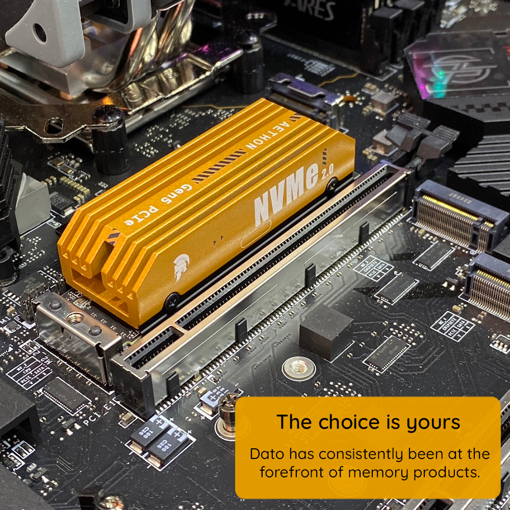 Solid State Drive (SSD) Dato Ares Aethon, NVME M.2, PCIe Gen5x4, 4TB, Čierny ARSAT-4TB