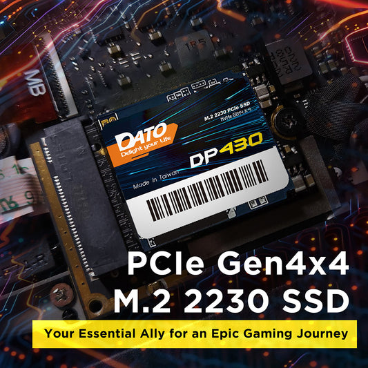 Solid State Drive (SSD) Dato DP430, NVME M.2 2230, PCIE Gen4x4, 1TB, Čierny DP430SSD-1TB