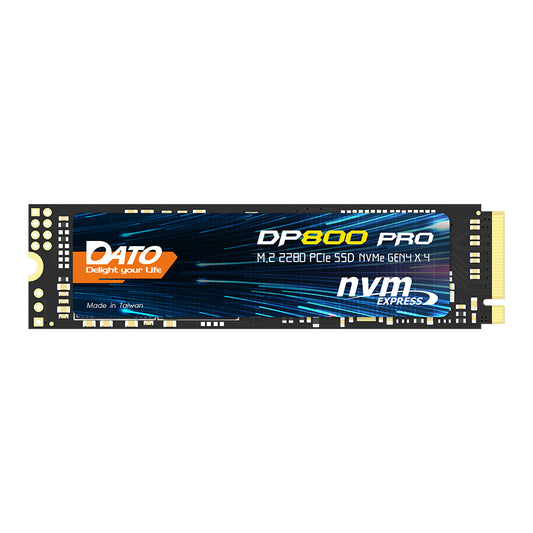 Solid State Drive (SSD) Dato DP800 Pro, NVME M.2 2280, PCIe, 4TB, Čierny DP800PSSD-4TB