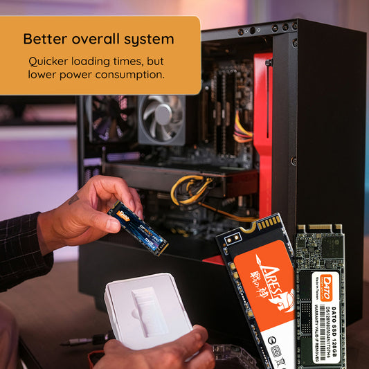 Solid State Drive (SSD) Dato, NVME M.2 2280, PCIe, 1TB, Čierny DP580-1TB