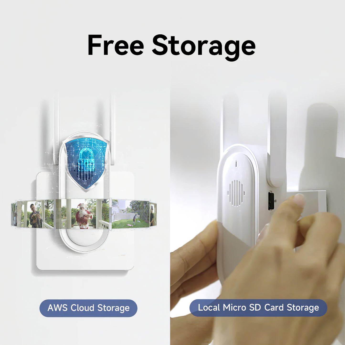 Sonérie iMILAB, Wi-Fi, 2.5K CMSXJ33A + CMSXJ33B