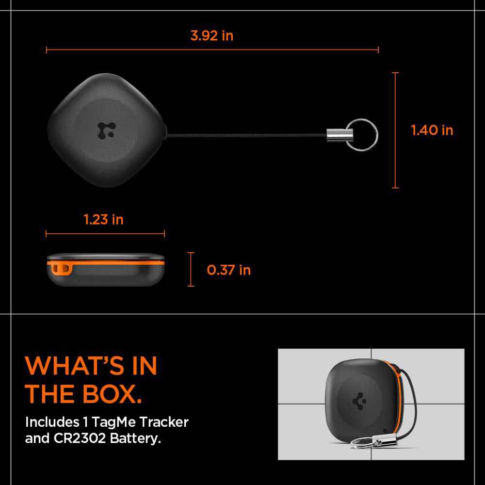 Spigen SmartTag TagMe pre iOS Series, Čierny