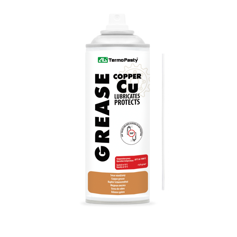 Technický mazací sprej AG Termopasty Copper, 400ml ART.AGT-176