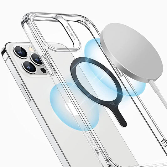 Kovová nálepka ESR HaloLock, Sada 2 kusy, Čierna