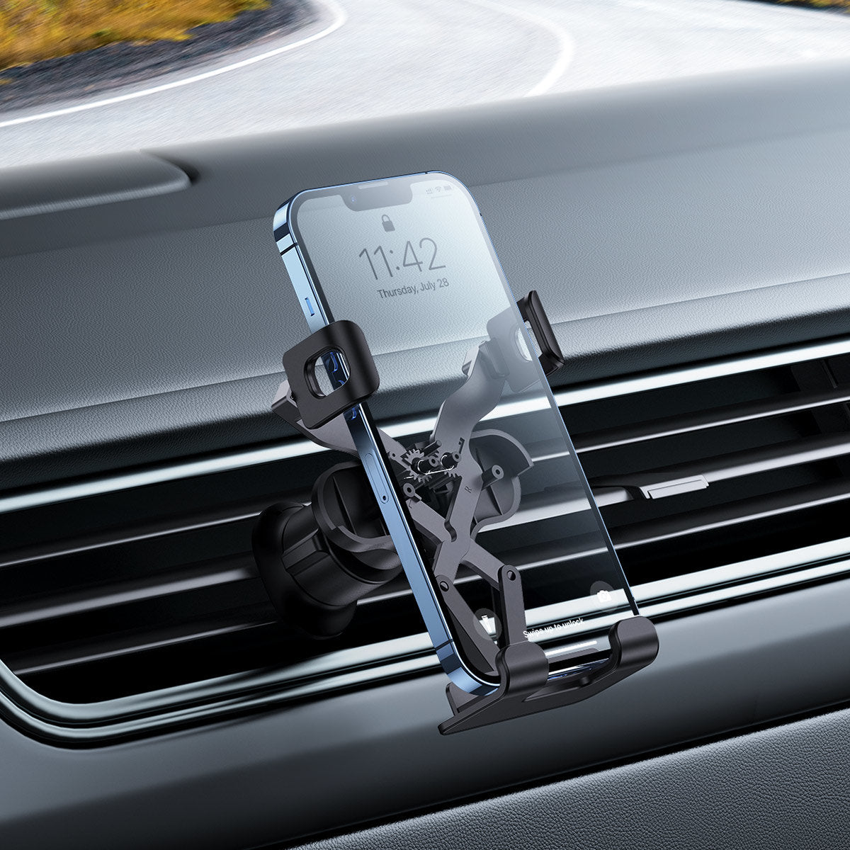Baseus Gravity Car Mount, univerzálny, čierny SUWXX010001