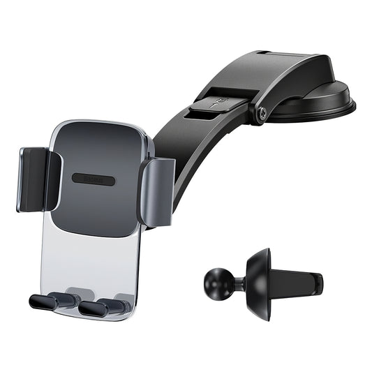 Baseus Gravity Grip držiak do auta, 4,7 palca - 6,7 palca, čierny