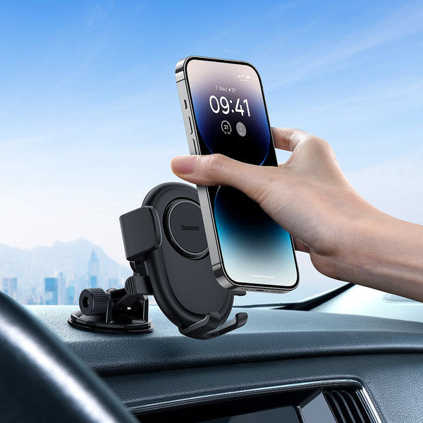 Auto držiak Baseus UltraControl Lite, 5.4inch - 7.2inch, Čierny