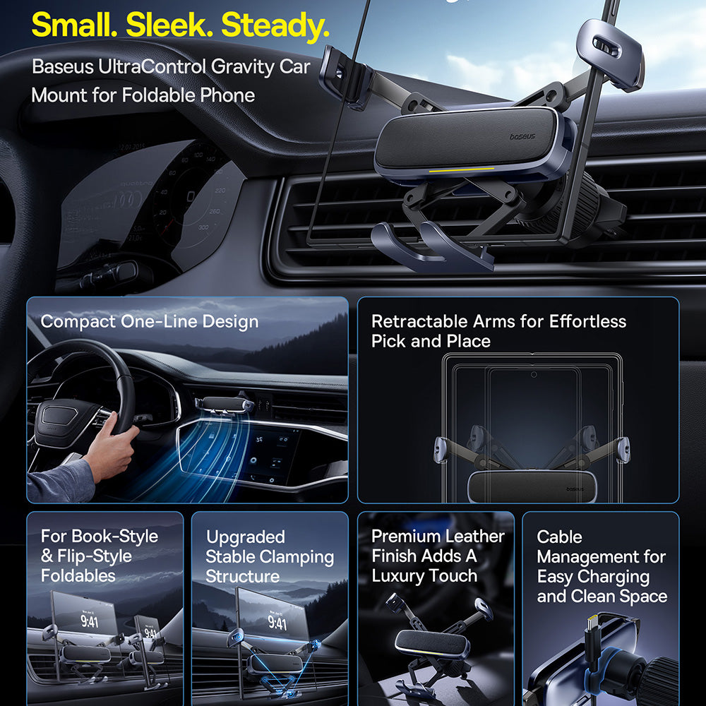 Baseus UltraControl Universal Car Holder, Black C40483401813-00