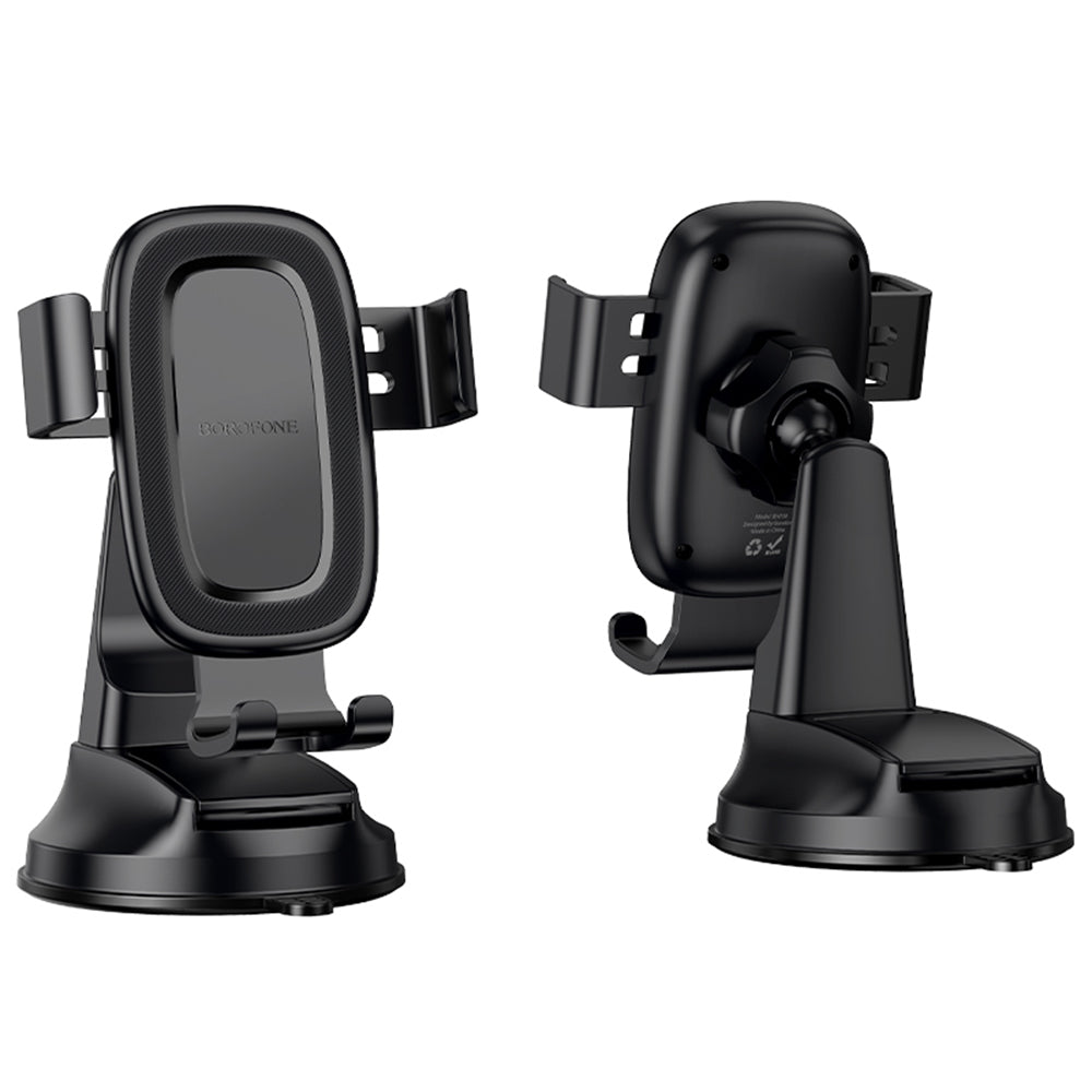 Auto držiak Borofone BH130 Follower Gravity, 6.1inch - 7inch, Čierny