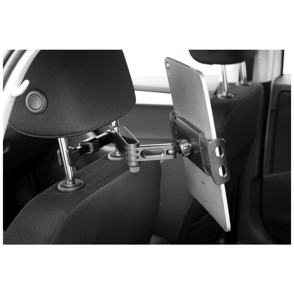Auto držiak na opierku hlavy Fixed Tab Passenger 2, 7inch - 13inch, Čierny