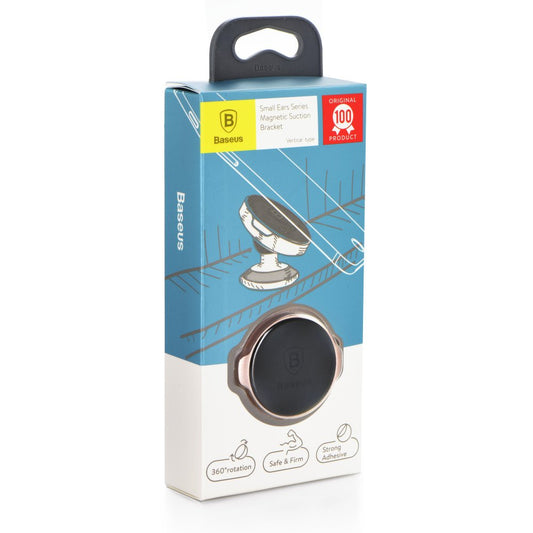 Magnetický držiak do auta pre malé uši, čierny SUER-B01