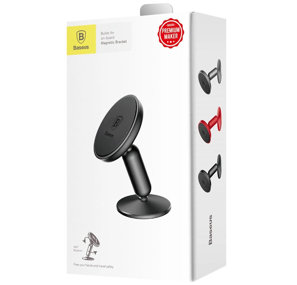 Magnetický držiak do auta Baseus, Univerzálny, Čierny SUYZD-01