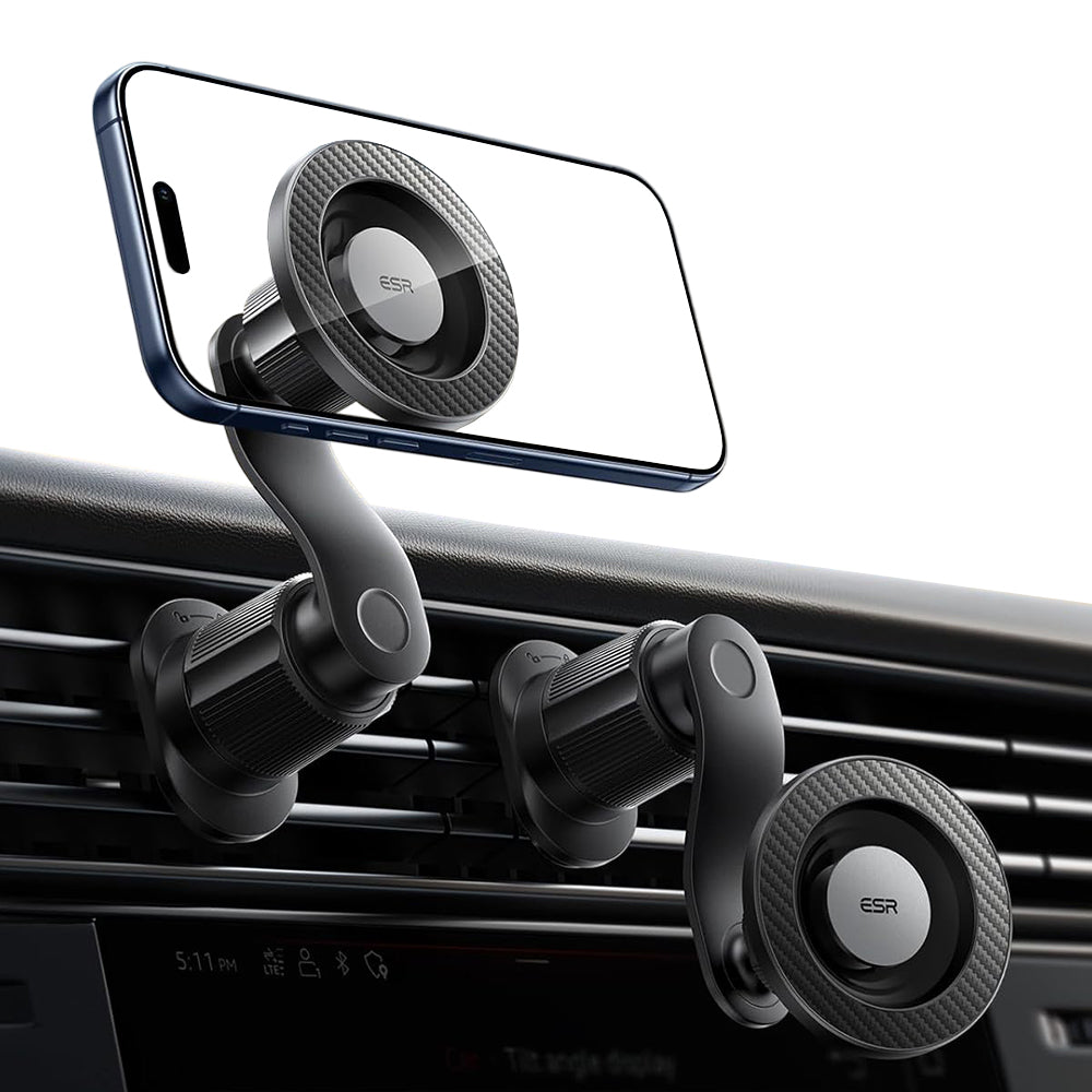 Magnetický auto držiak ESR OmniLock Vent, Univerzálny, Čierny