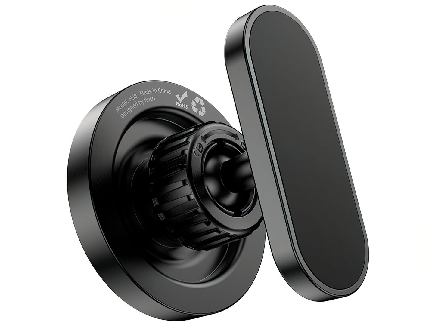 Magnetický držiak do auta HOCO H58, 4.5inch - 7inch, čierny