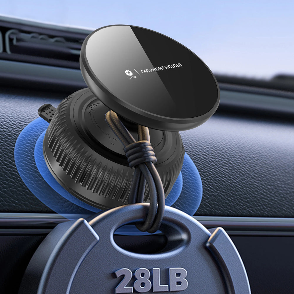 Magnetický Auto Držiak Lito LT-W12, Univerzálny, Čierny