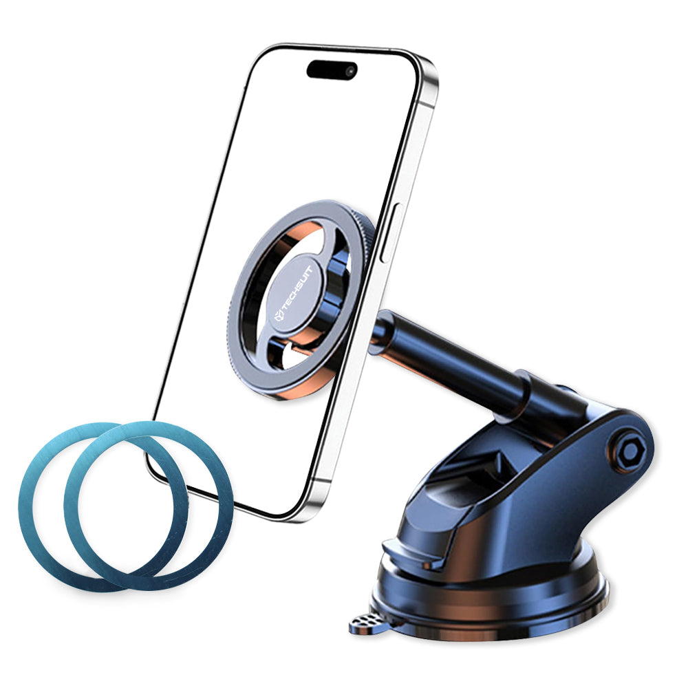 Magnetický Auto Držiak Techsuit S12, Univerzálny, Čierny