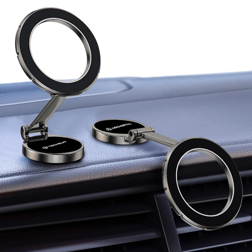 Magnetický Auto Držiak Techsuit S13, Univerzálny, Sivý