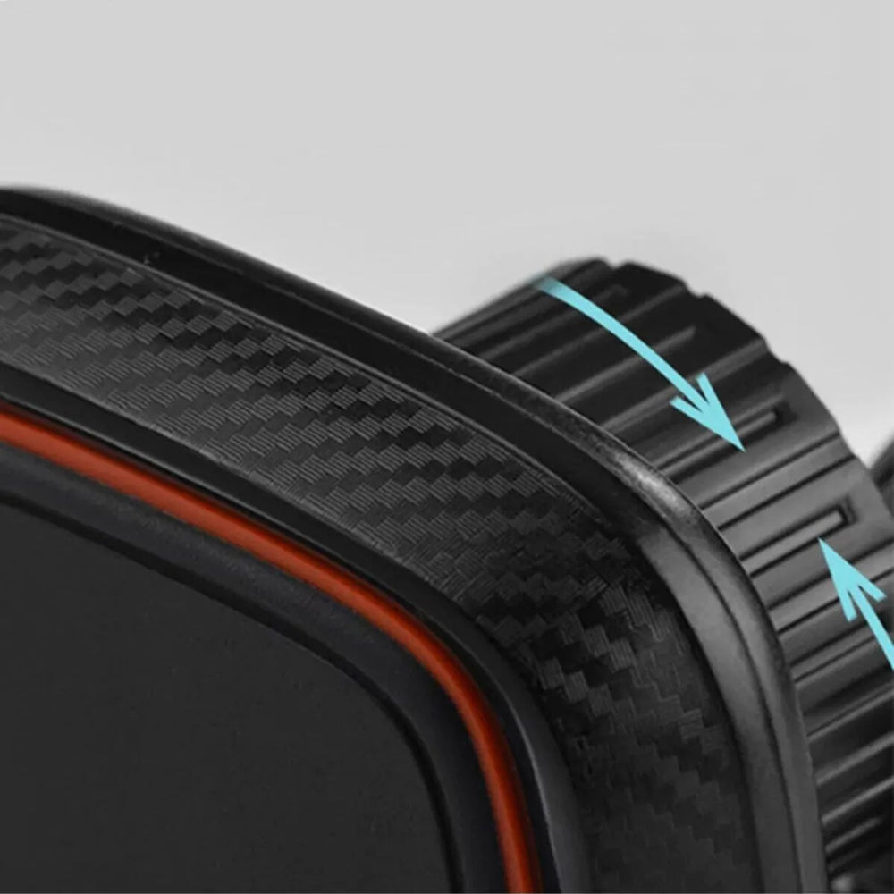 Magnetický držiak do auta Techsuit S4, Univerzálny, Čierno-červený