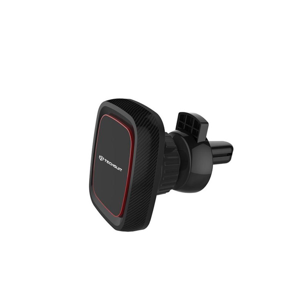 Magnetický auto držiak Techsuit S5, Univerzálny, Čierno-červený