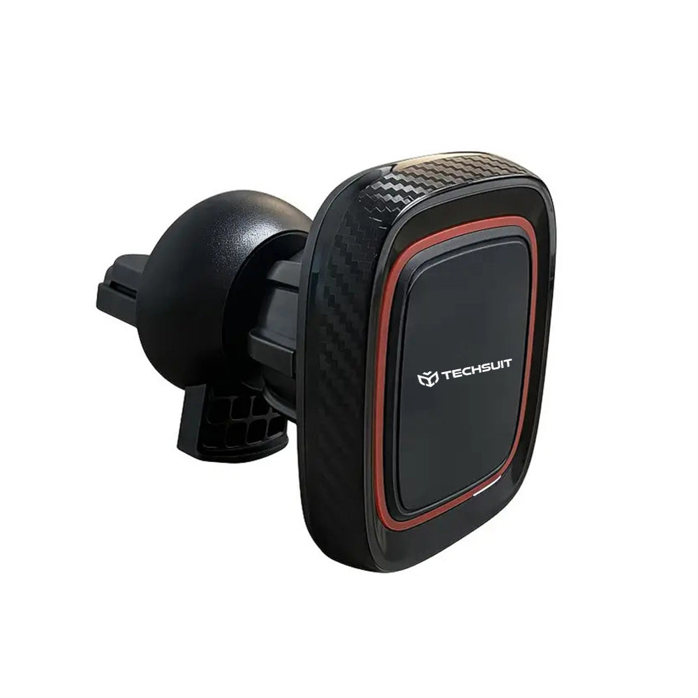 Magnetický auto držiak Techsuit S5, Univerzálny, Čierno-červený
