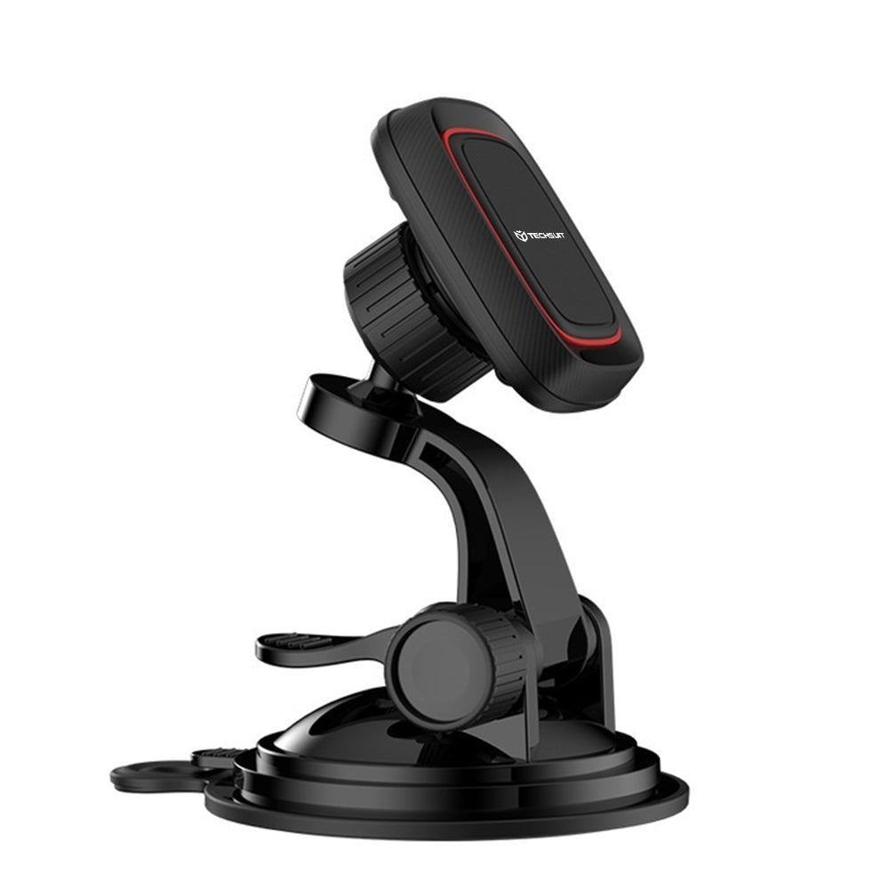 Magnetický Auto Držiak Techsuit S6, Univerzálny, Čierno Červený