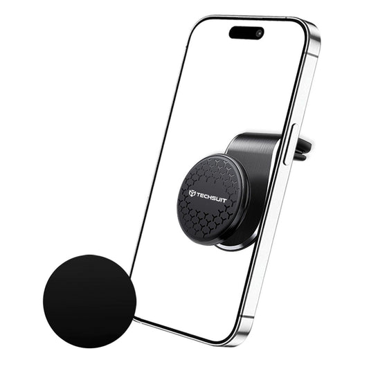 Magnetický auto držiak Techsuit S8, Univerzálny, Strieborný