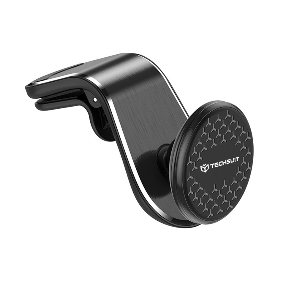 Magnetický auto držiak Techsuit S8, Univerzálny, Strieborný