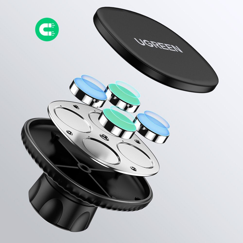 UGREEN LP292 Magnetický držiak do auta, univerzálny, čierny