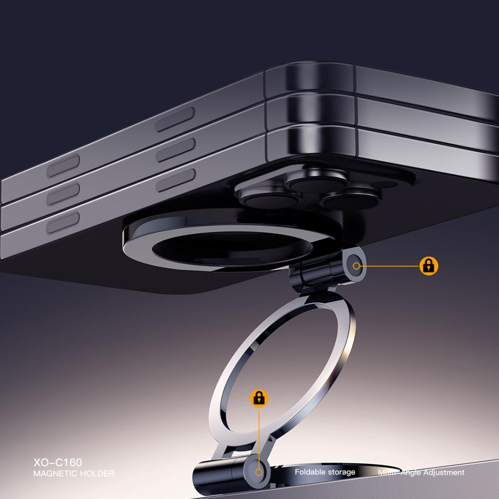 Magnetický držiak do auta XO Design C160, univerzálny, čierny