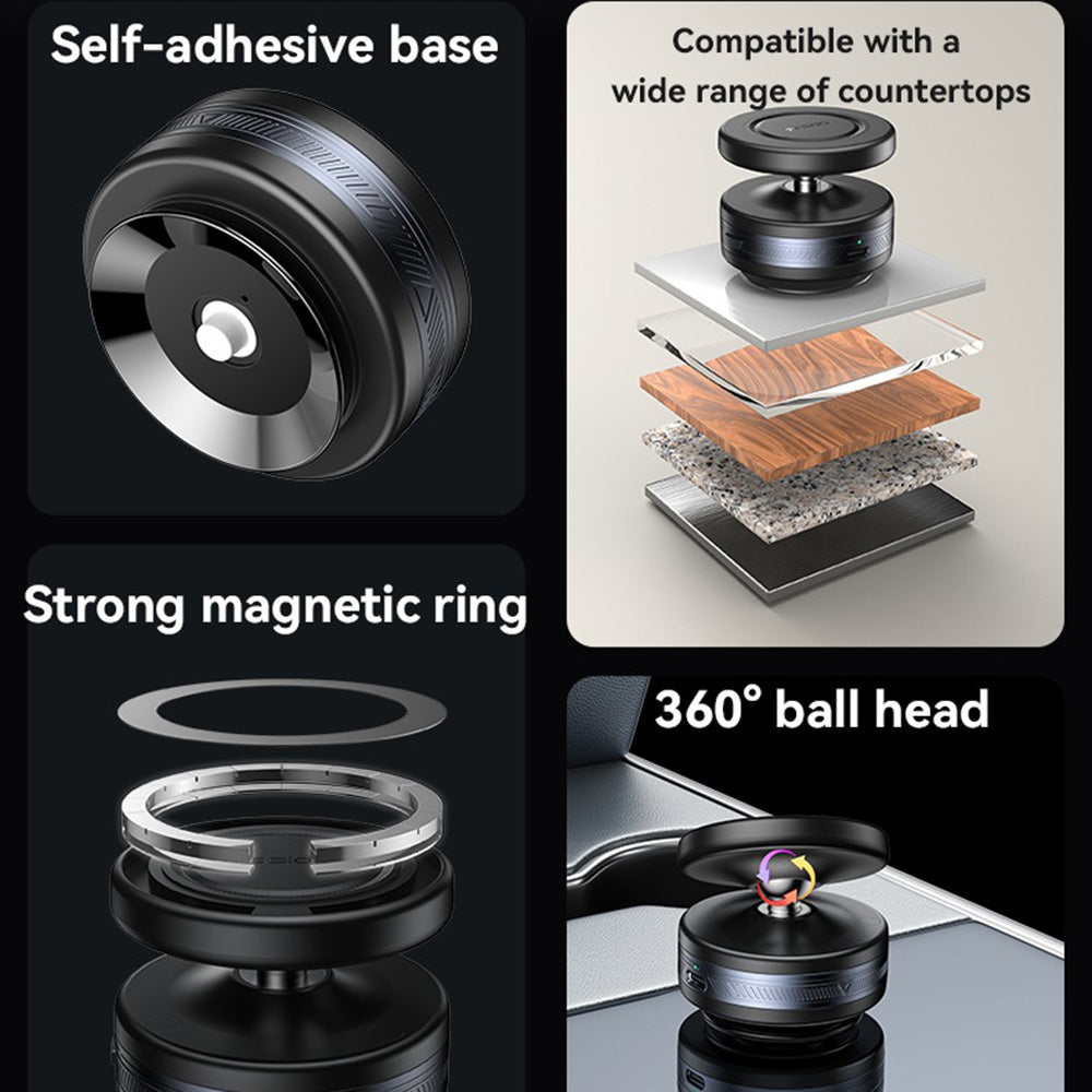 Magnetický Auto Držiak Yesido C224, Univerzálny, Čierny
