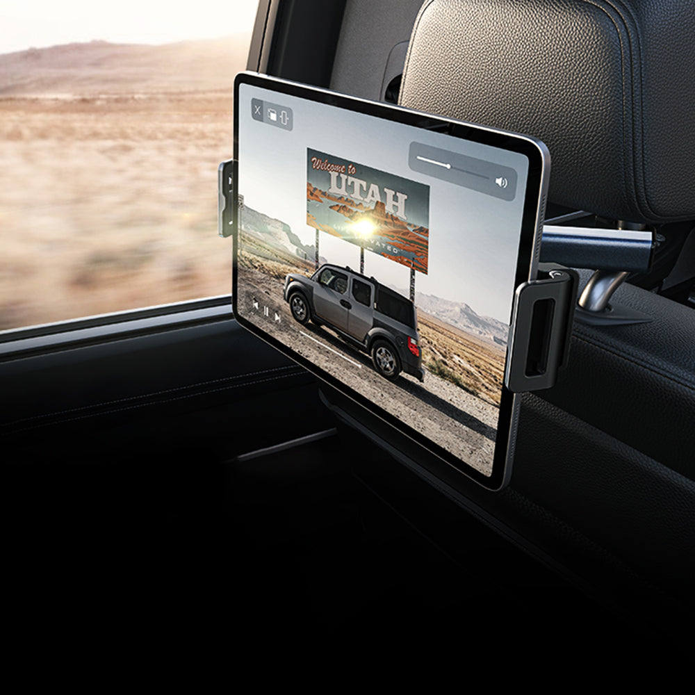 Auto držiak Lisen na opierku hlavy pre telefón / tablet, 4.7inch - 12.9inch, čierny YL0221030002