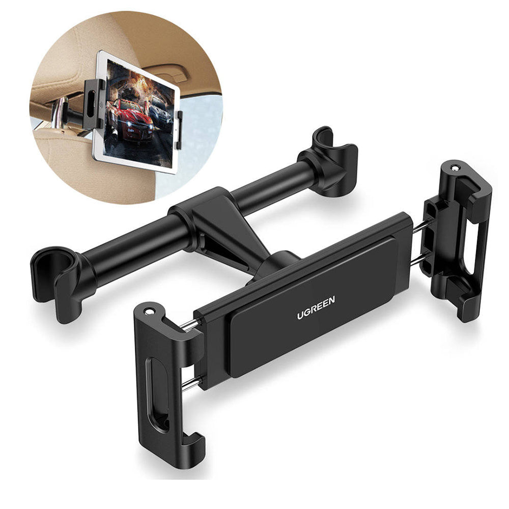 Auto držiak na opierku hlavy UGREEN LP160 (60108) pre Telefón / Tablet, 4.7inch - 12.9inch, Čierny