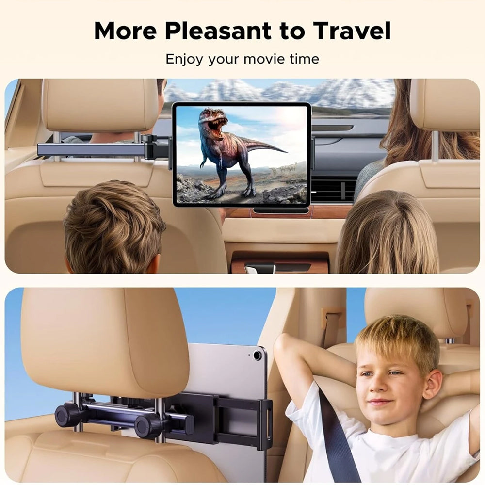 Auto držiak na opierku hlavy UGREEN LP904 (55443) pre Telefón / Tablet, 4.7inch - 9.8inch, Čierny