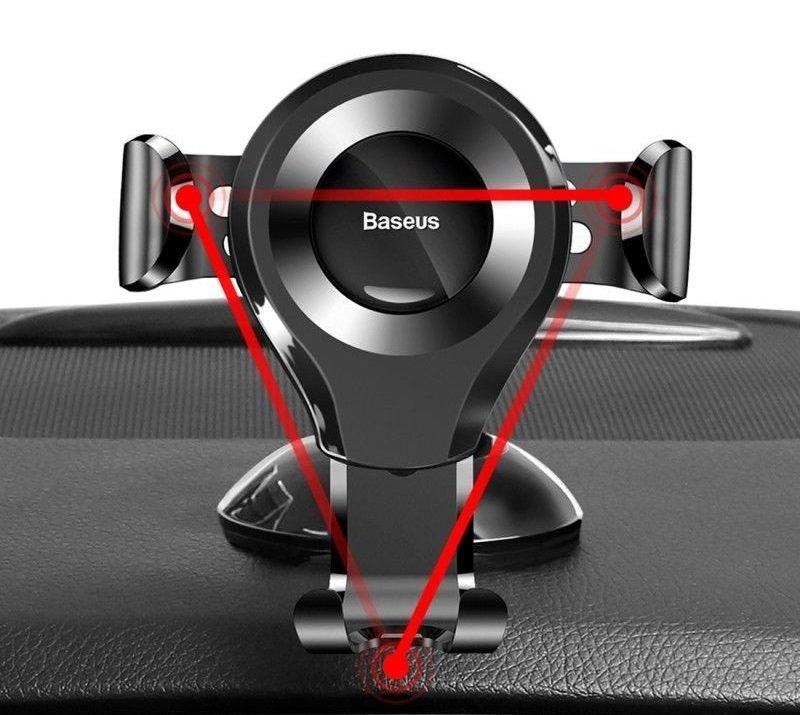 Auto držiak Baseus Osculum Gravity, Univerzálny, SUYL-XP01 Čierny