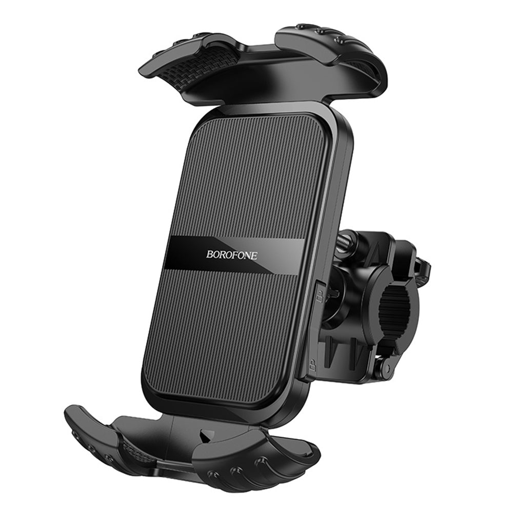 Držiak na bicykel motocykel Borofone BH105 Basalt, 4.7inch - 7inch, čierny