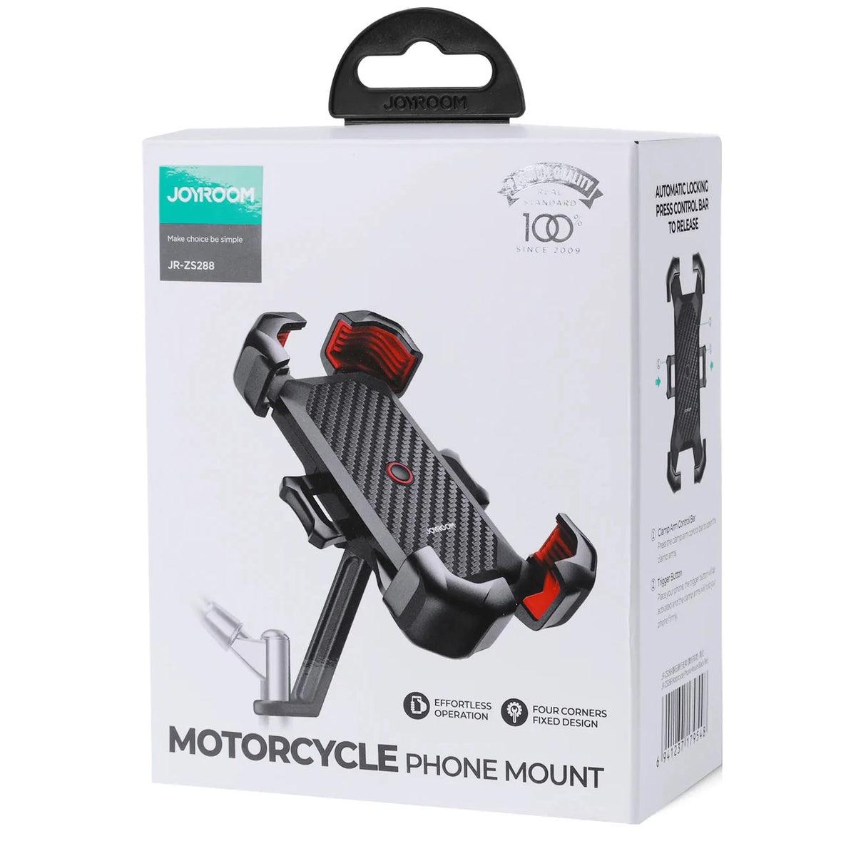 Držiak na bicykel/motocykel Joyroom JR-ZS288-m, 4.7inch - 7inch, čierny